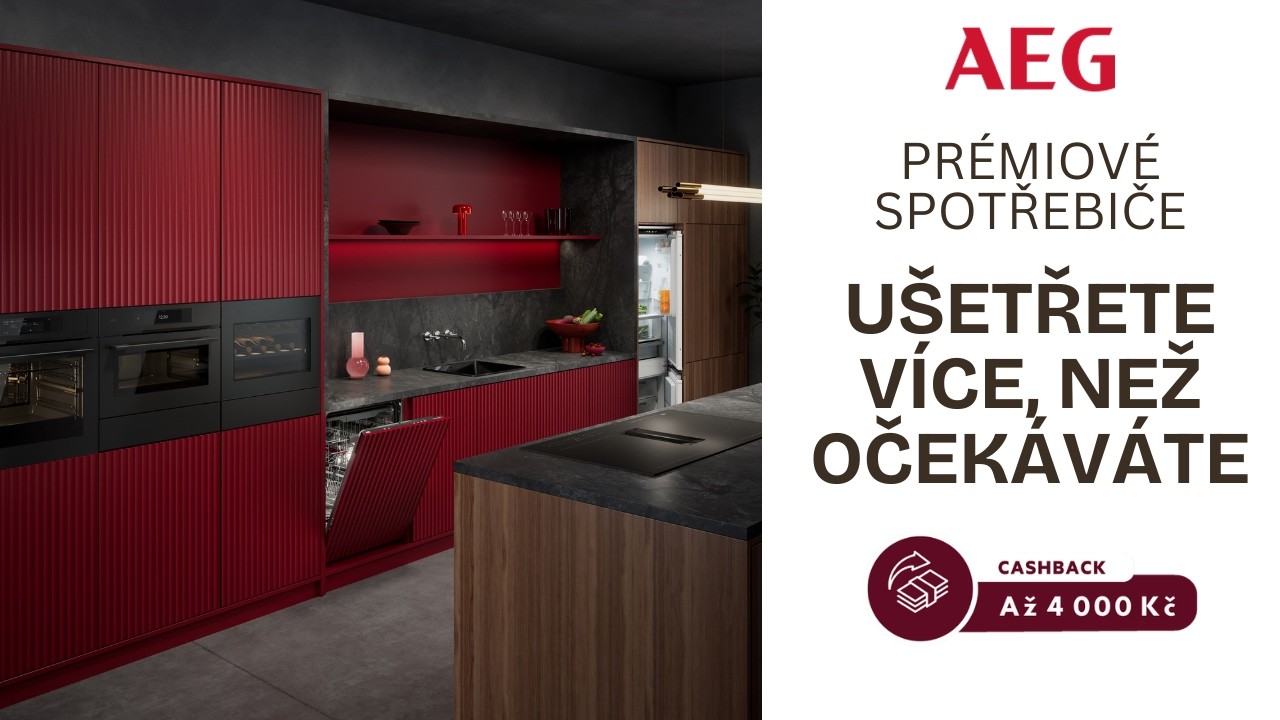 ✨ AEG Cashback: Prémiové spotřebiče teď pořídíte výhodněji