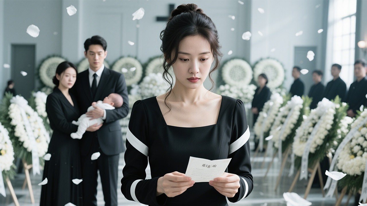 ❤️女孩母親葬禮那日，未婚夫直播伺候情人陪產。女孩當場摘下孝紗撕碎婚書，轉身嫁給他商業死敵。這發爛的感情，就該留在殯儀館燒成灰。#短劇 #愛情 #女孩#霸总