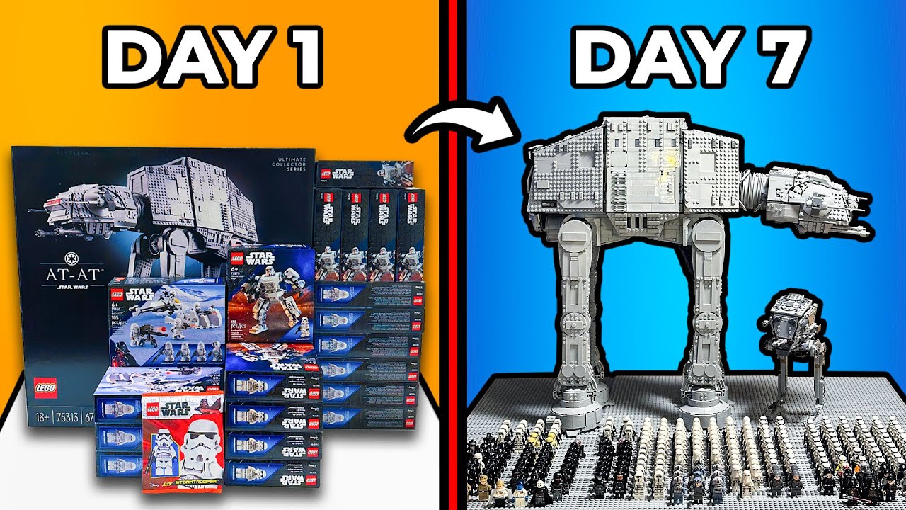 Я построил имперскую армию LEGO за 7 дней...