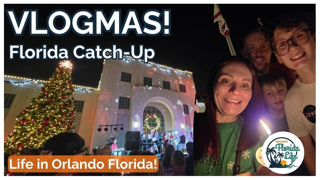 Vlogmas Catch-Up | Our First Christmas in Florida, Disney Nights & New Life Updates | Weekly Vlog