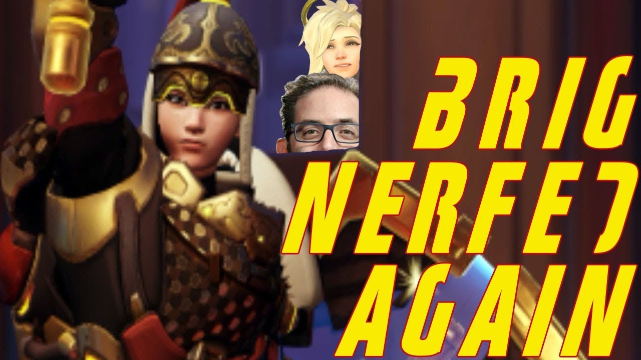 Brigitte Gets Nerfed Again [Overwatch Brigitte Highlights]