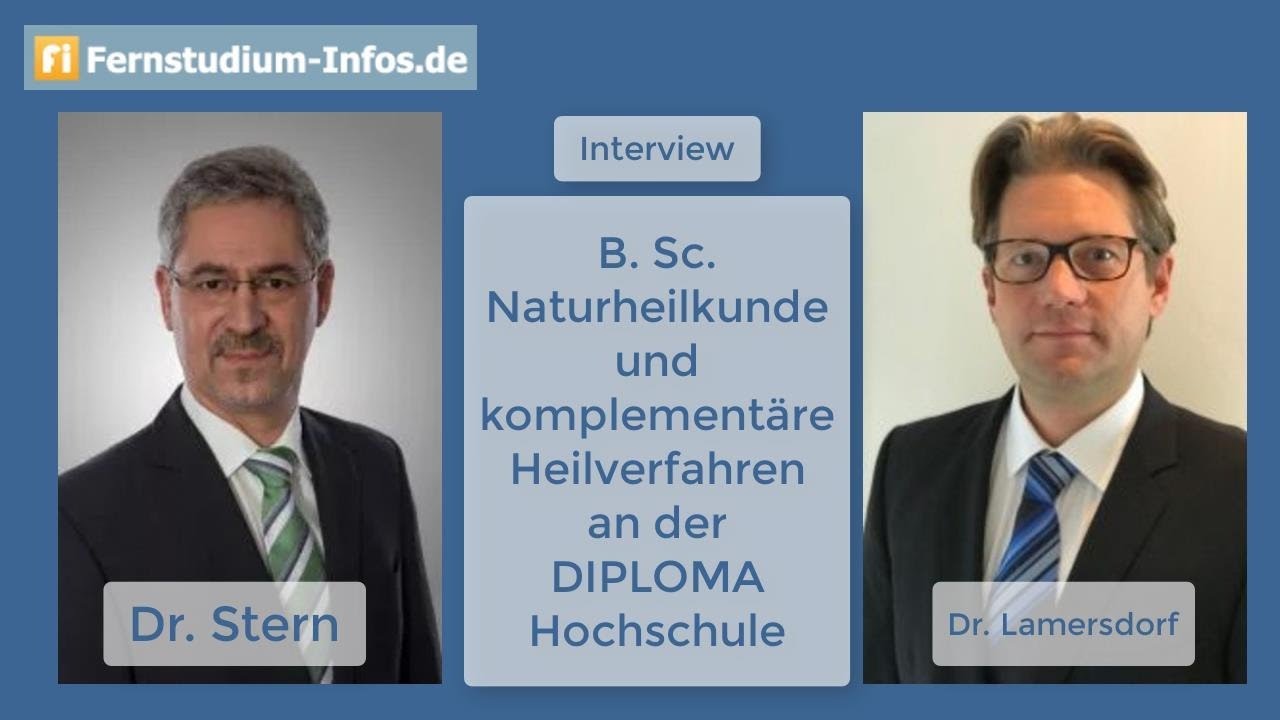 Interview zum B.Sc. Naturheilkunde und komplementäre Heilverfahren der DIPLOMA Hochschule