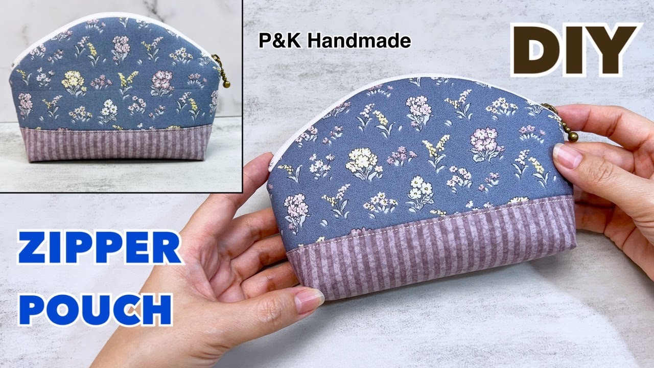 Easy To Make! How to Make Adorable  Zipper Pouch | Sewing Tutorial