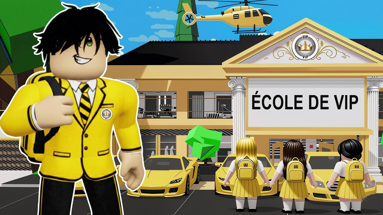 J'AI INFILTRÉ UNE ÉCOLE VIP SUR BROOKHAVEN ! ROBLOX