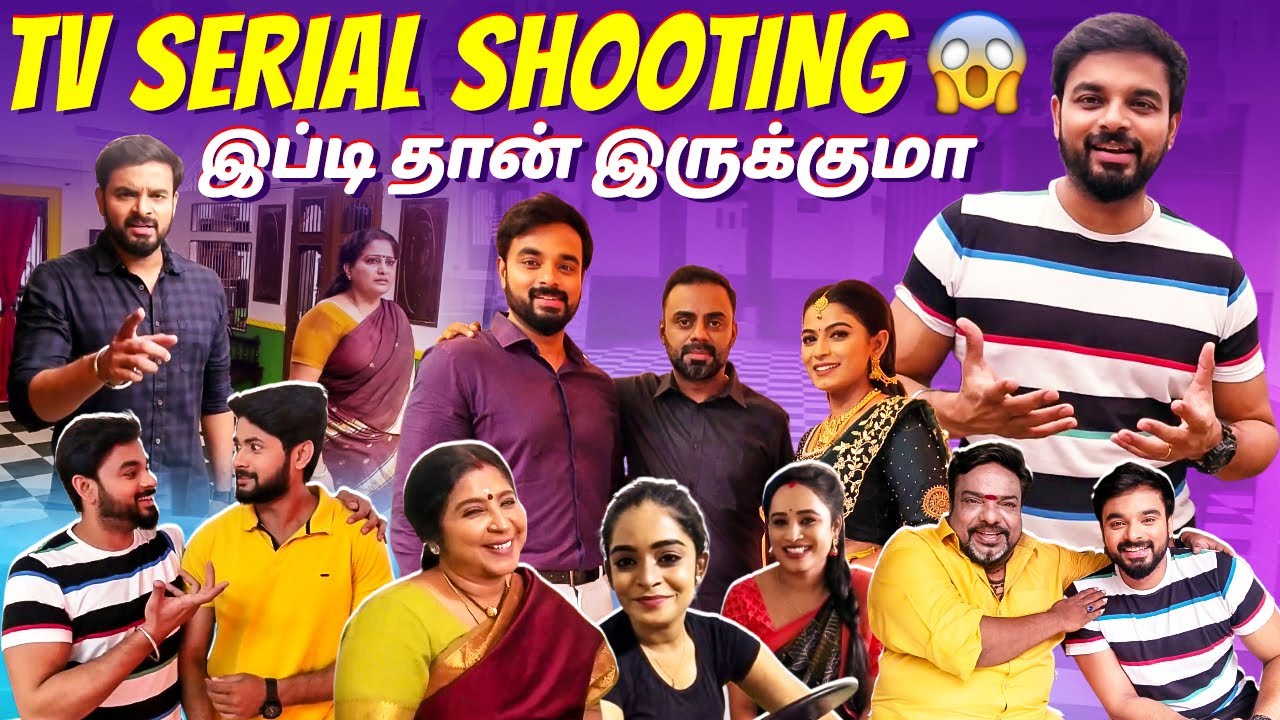 Namma Veetu Ponnu Shooting Spot Atrocities | செம Fun Day | Jack & Roshini