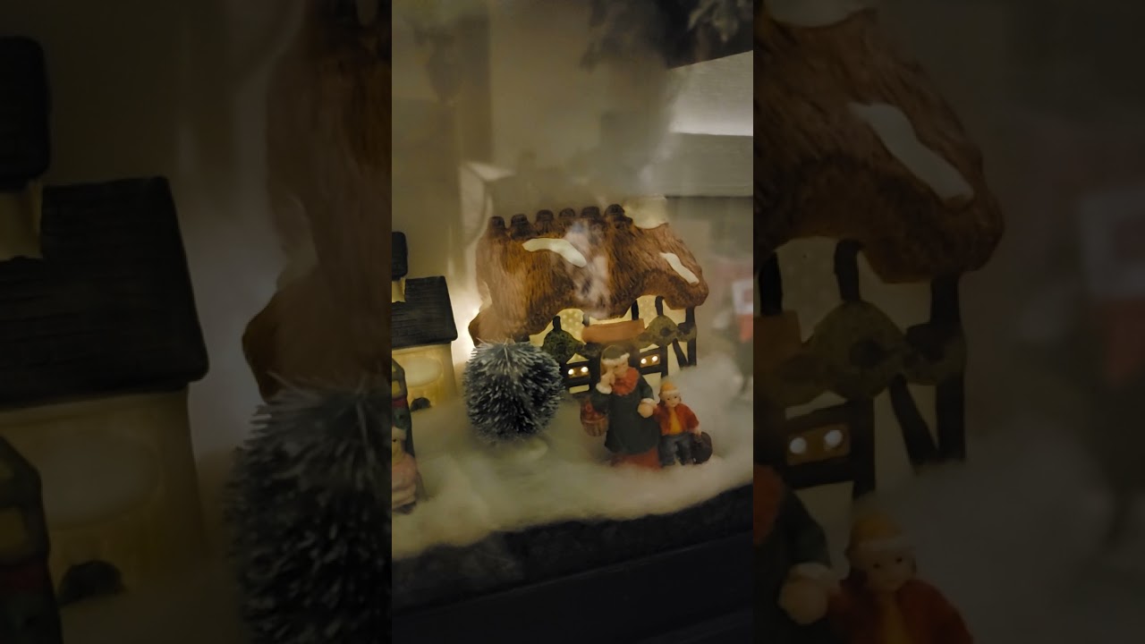 Christmas Village part 3 #shorts #christmas #Christmasvillage  #christmashouses #christmaslights