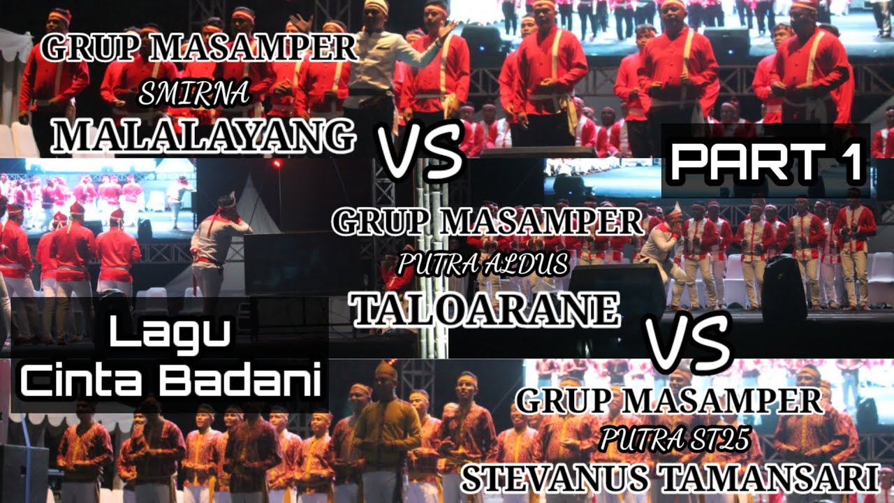 Lagu Percintaan GM Smirna Malalayang Vs Aldus Taloarane Vs ST 25 Tamansari