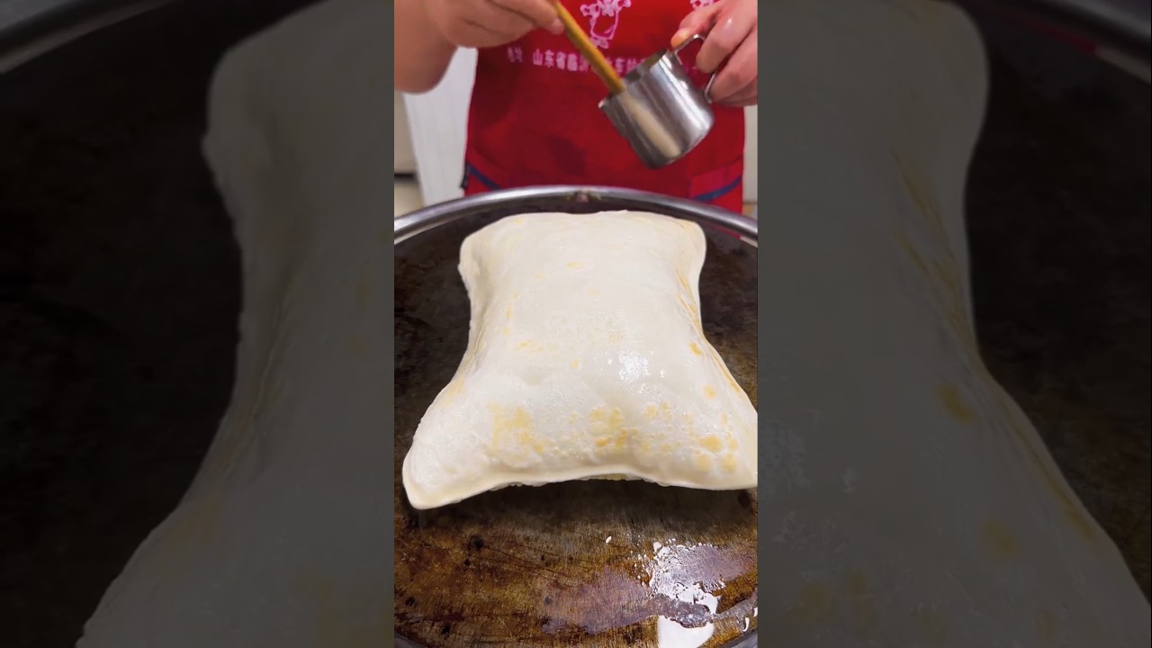 How to make puffed bread in the easiest way #viralvideo , #food