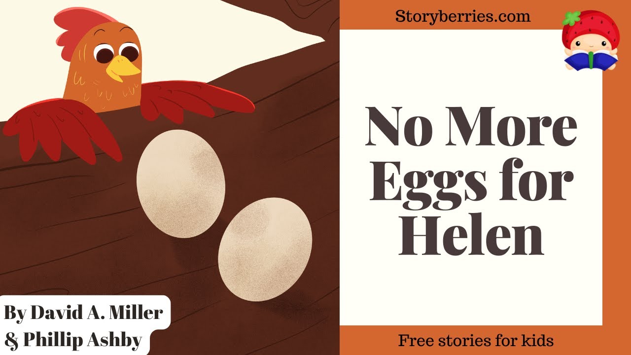 NO MORE EGGS FOR HELEN #kindness  🍓 Read along animated picture book with English subtitles 🍓