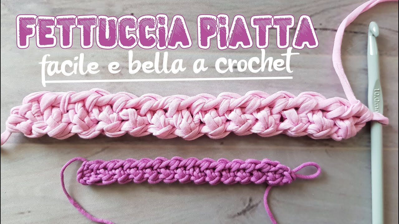 uncinetto facile - fettuccia spighetta piatta elastica tipo passamaneria