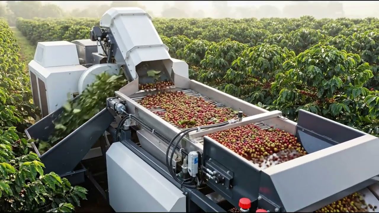 coffee production process. 