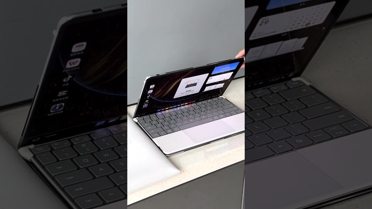 Huawei MateBook Fold: What Happens When You Close It With the Keyboard?!