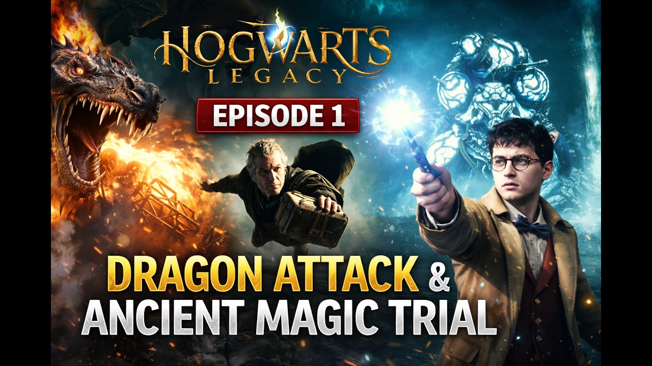 The Dragon Destroyed Our Carriage… | Hogwarts Legacy Part 1 – Ancient Magic Awakens