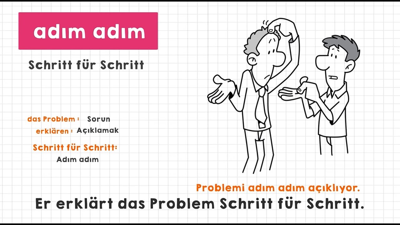 Günlük Hayatta ihtiyacın olan Cümleler I Adım adım , Gün be Gün, Git gide nasıl söylenir?