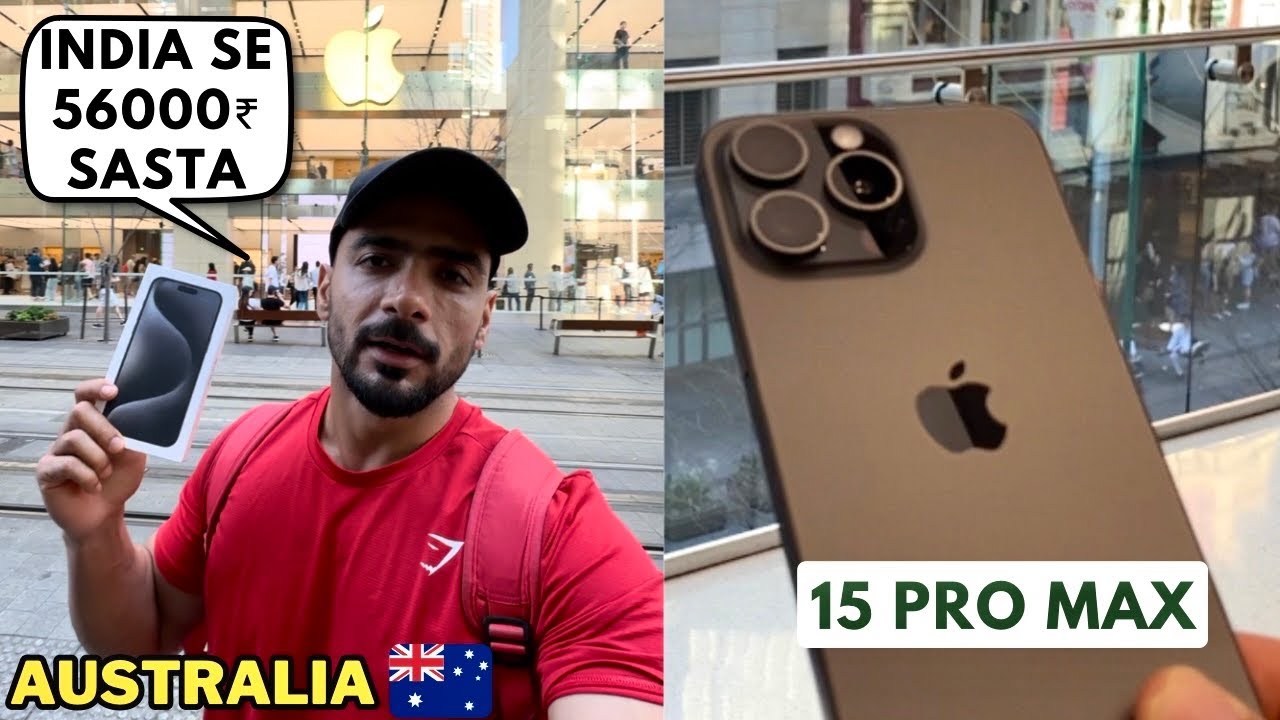 Buying IPhone 15 Pro Max From Australia | Sydney | The Muscular Tourist