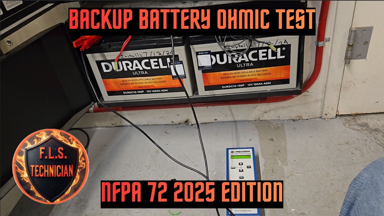 Siemens Desigo | How to do Backup Battery Ohmic Test