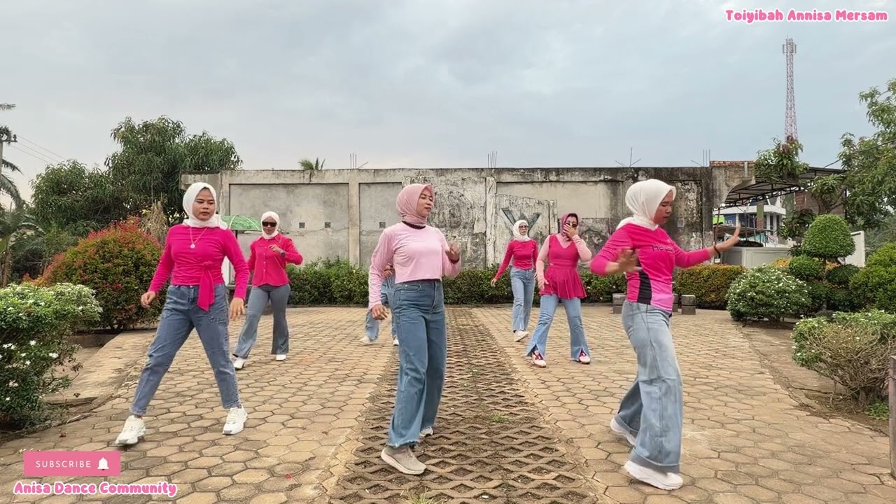 NO TOQUES MI CORAZON || Line Dance || Demo By  Klub Toiyibah Annisa Mersam Jambi