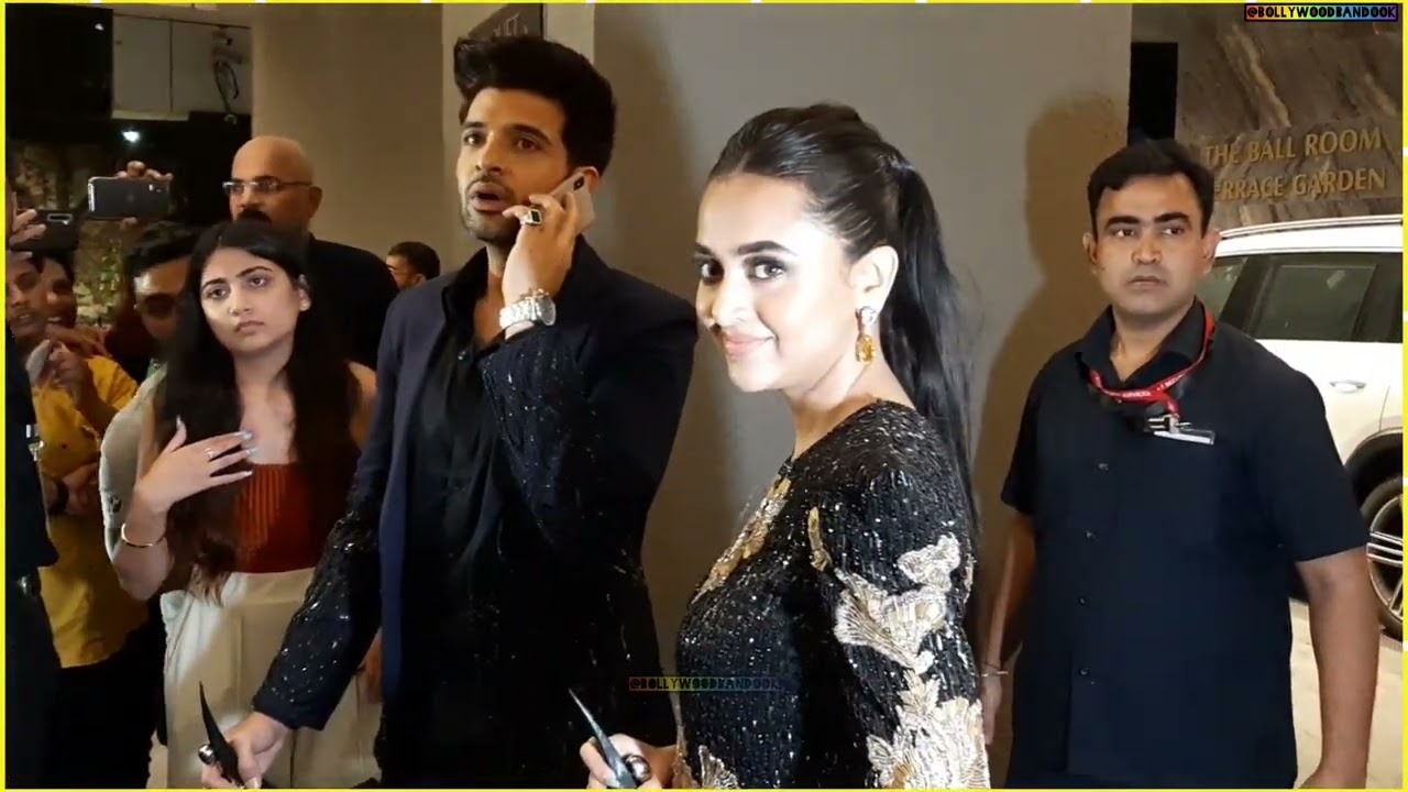 Tejran Cute Exit Video from HT INDIAS MOST STYLISH AWARDS | Karan Kundrra Tejasswi Prakash #tejran