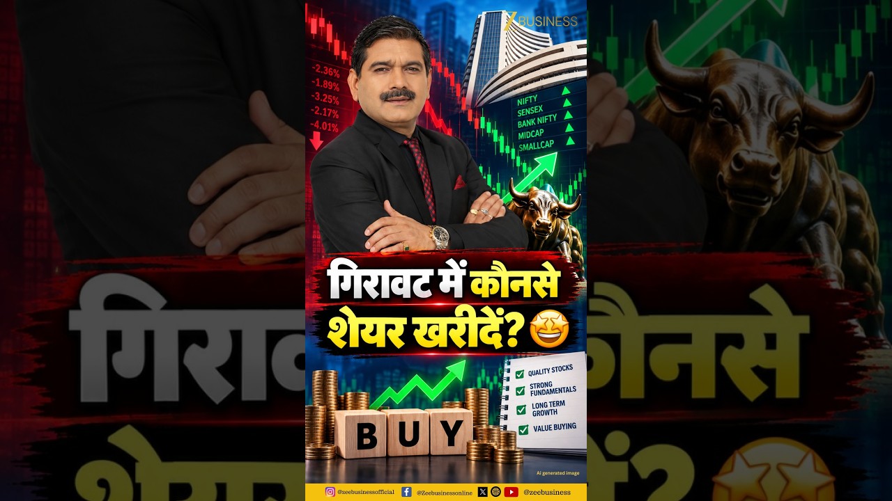 Market Fall Strategy: गिरावट में कौनसे शेयर खरीदें? SBI, HDFC Bank & Indus Towers | Anil Singhvi