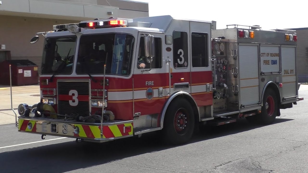 Reading Fire Department Engine 3 Responding 5/26/20