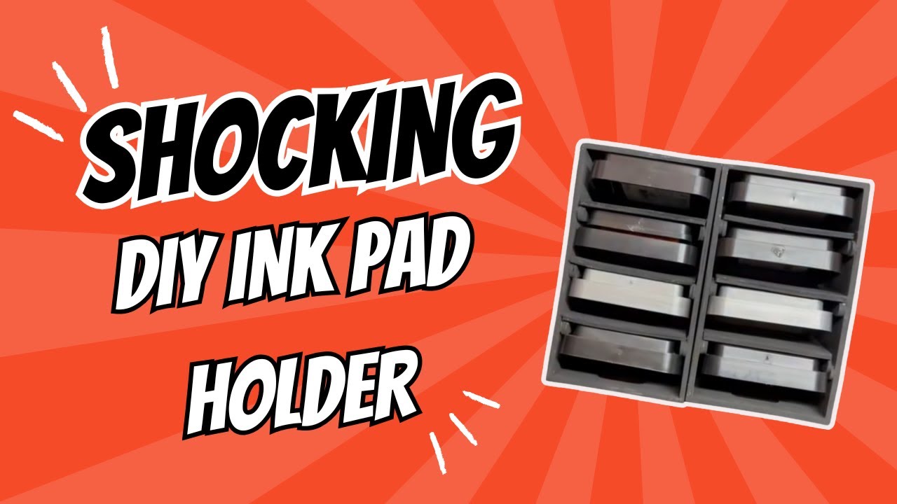 🎨 DIY Ink Pad Holder Using Dollar Tree Items! 🛍️✨ | #myyoutubebucketlist