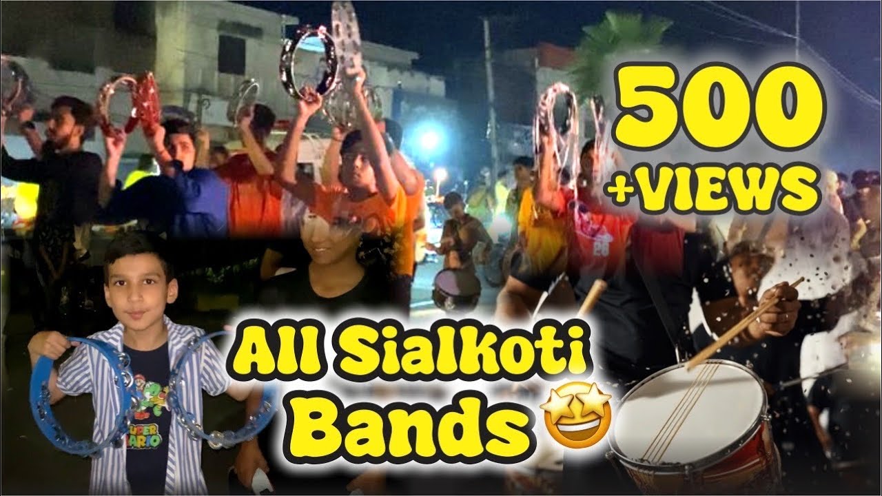 All Sialkoti Bands Visit 🙋🏻‍♂️😃 | Bohat Khoob Sialkot Walo 🔥 | #sialkotibands #drumband