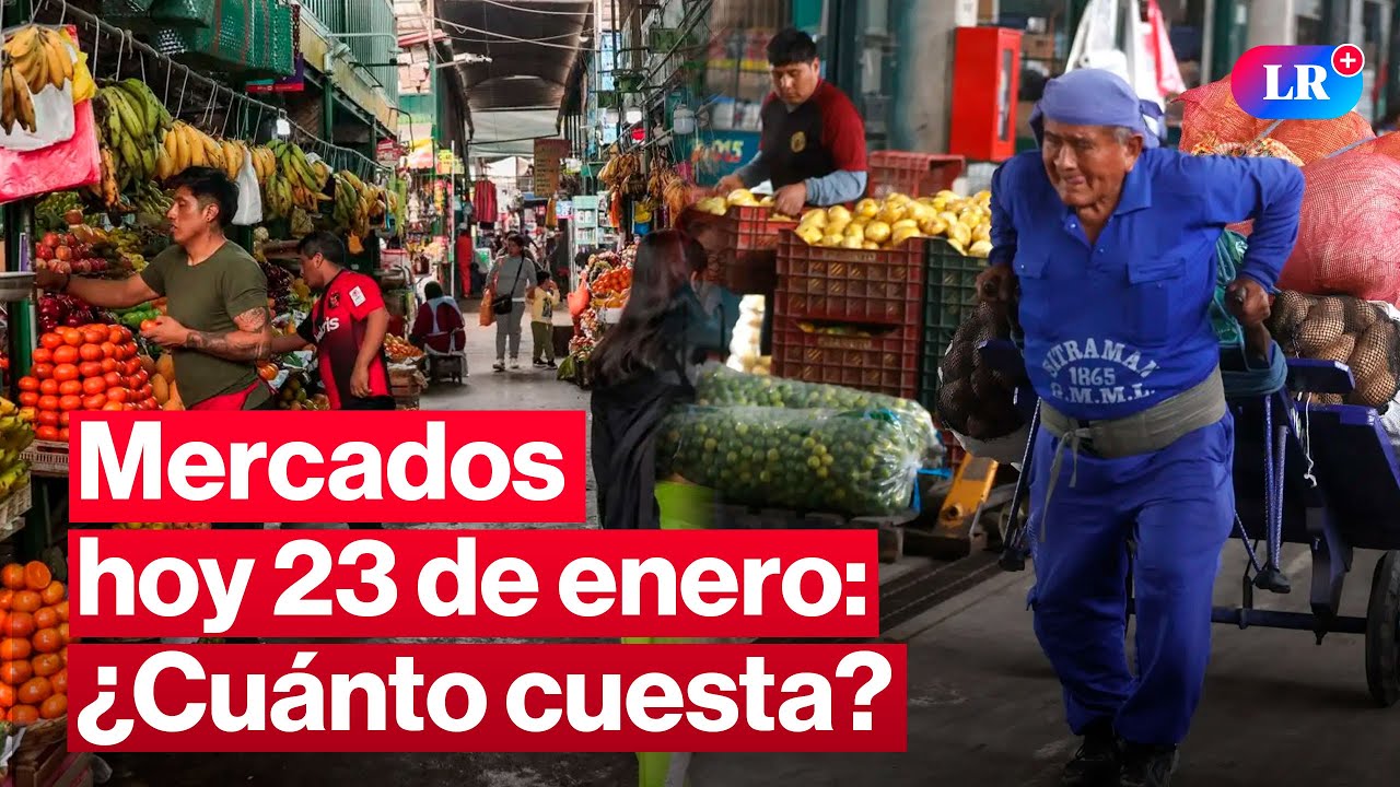 🔴¿CUÁNTO CUESTA? Precios en MERCADOS: pollo, papa y otros HOY 23 de enero Perú | #EnVivoLR