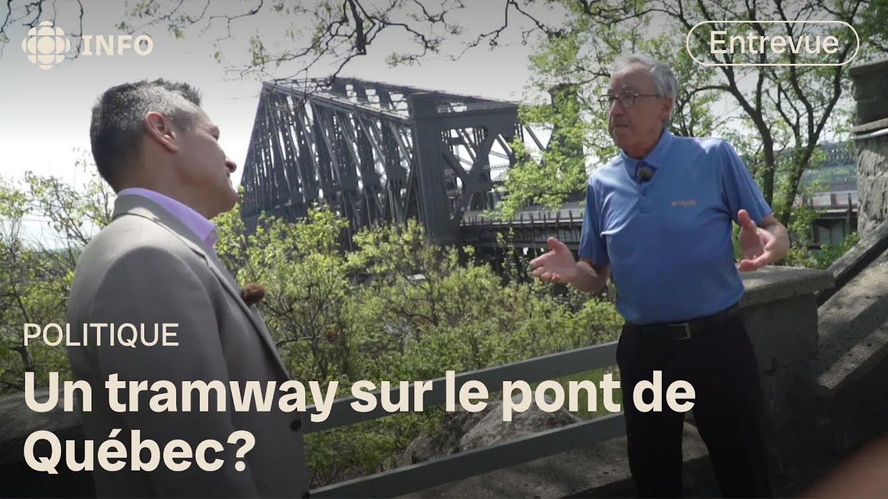 Opportunité « incroyable » pour un tramway sur le pont de Québec, selon Yvon Charest