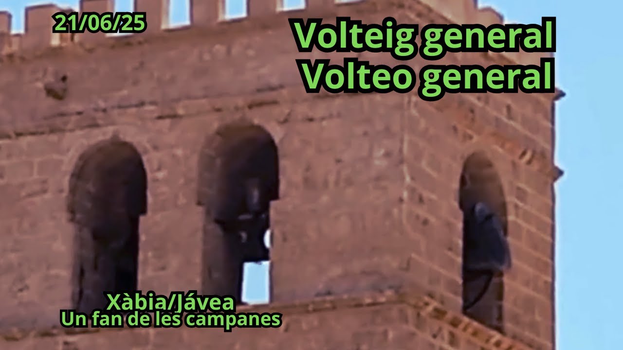 Volteig general del 21 de juny del 2025 Xàbia. /// Volteo general del 21 de junio de 2025 Jávea.