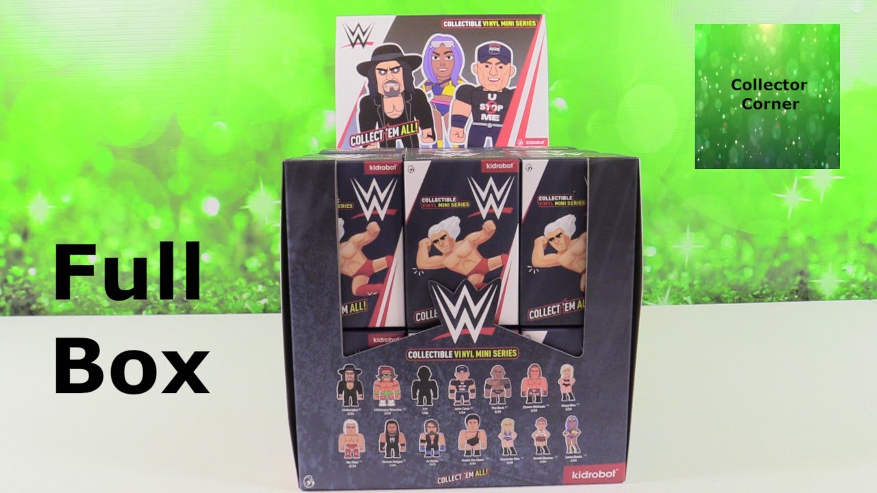 Kidrobot W WWE Wrestling Blind Box Figures Opening | CollectorCorner