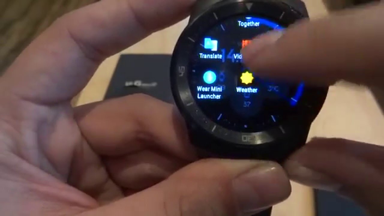 Lg G watch R unboxing recenzja pl