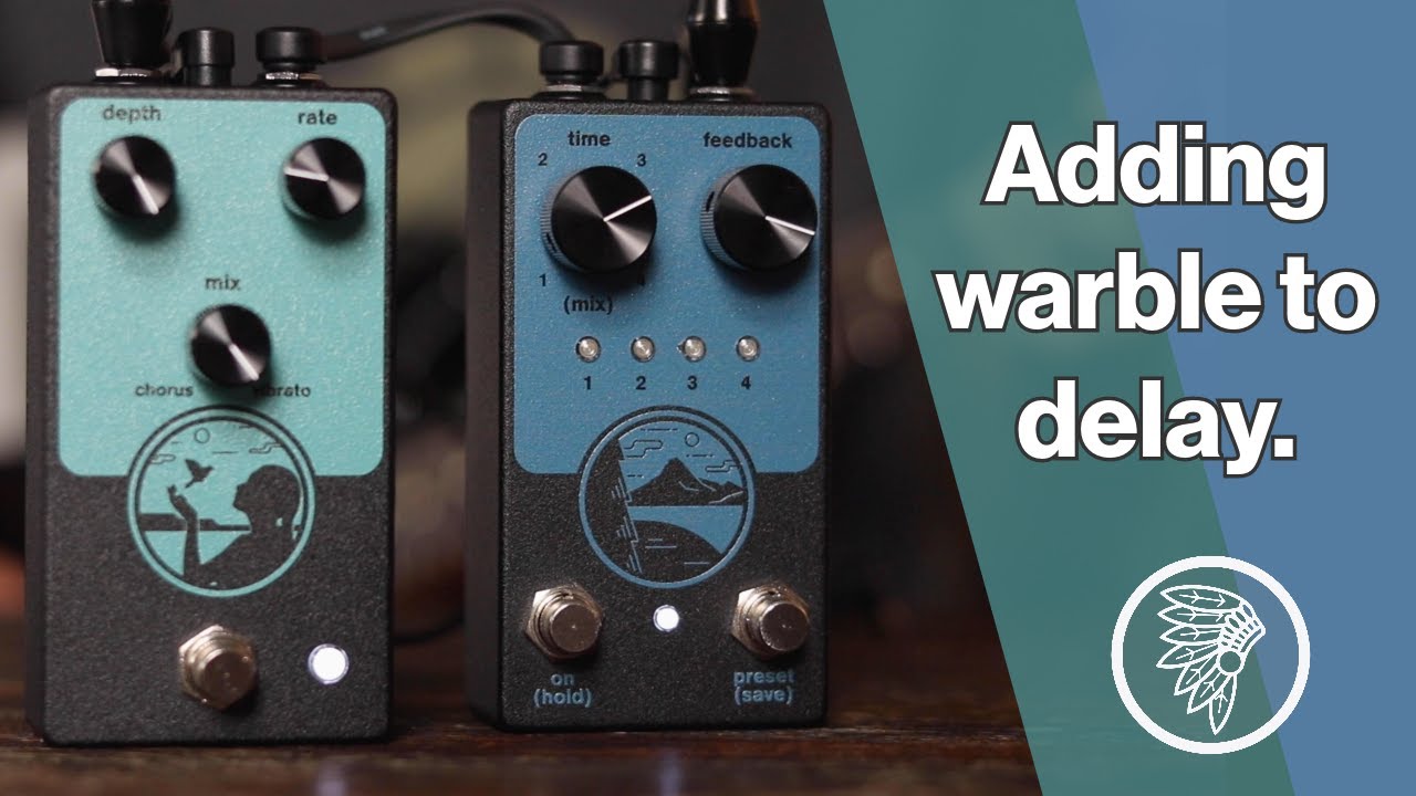 NativeAudio Aakii Chorus/Vibrato and Two Medicine Delay - Adding warble to delay.