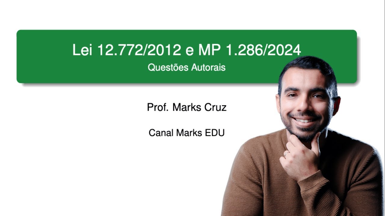 Questões - Lei 12.772/2012 atualizada 2025 (MP 1.286/24)