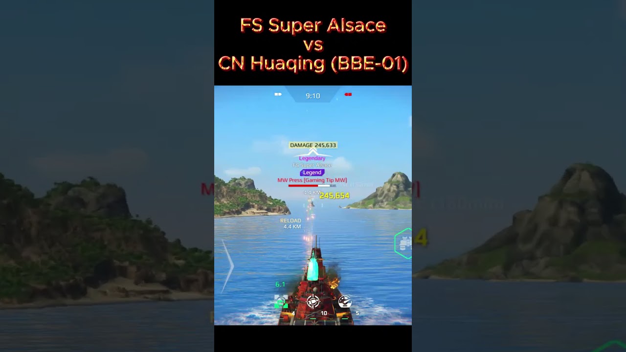 🔥FS Super Alsace VS CN Huaqing (BBE-01)  #modernwarships