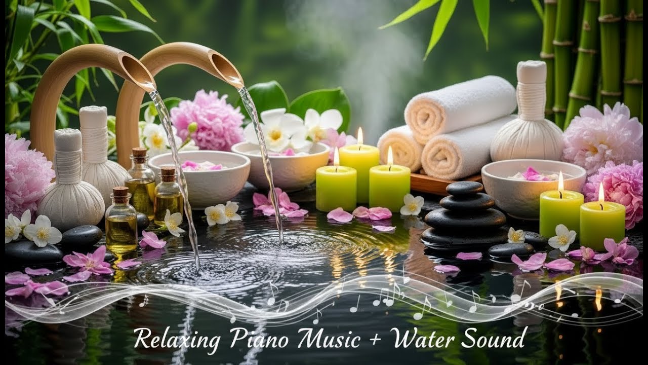 Serenity Piano: Relaxing Water Sounds for Spa, Rest & Mindfulness