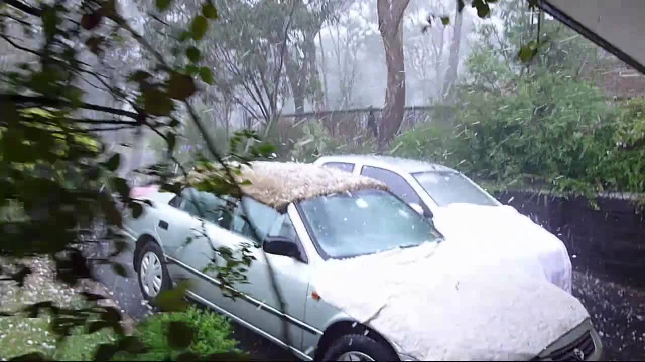 Melbourne Hail Storm on Christmas Day
