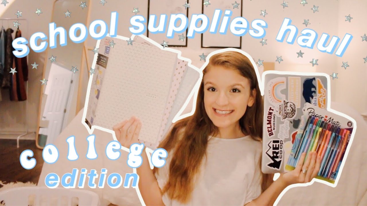HUGE college school supplies haul 2020 ll Jade Benward