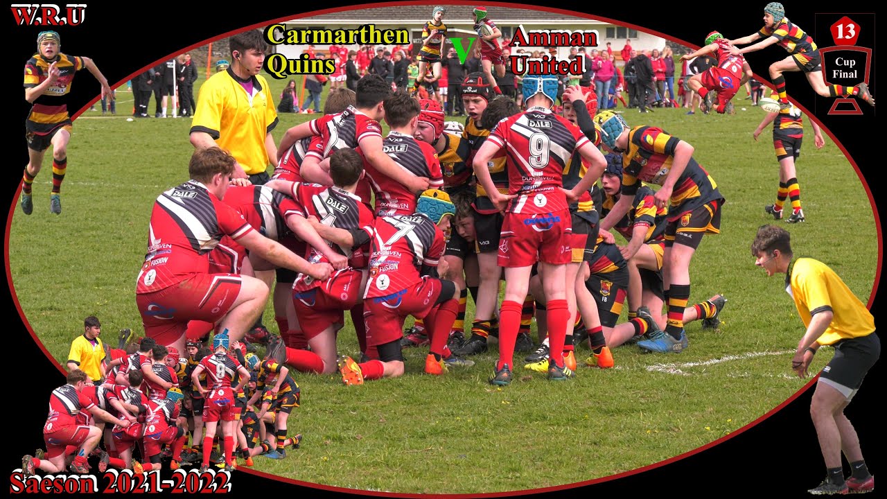 Carmarthen Quins R.F.C 13's v Amman United R.F.C 13's Cup final 10-04-2022