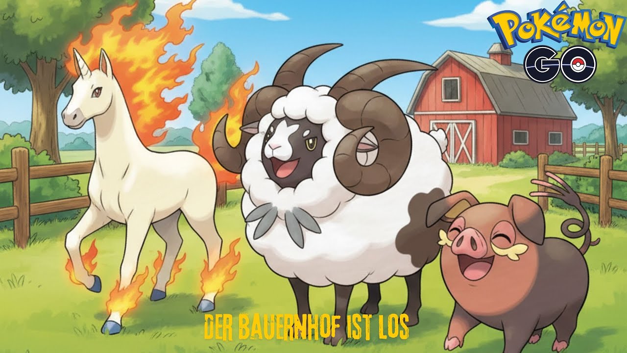 Der Bauernhof zieht in die Schlacht - Pokemon Go PVP deutsch