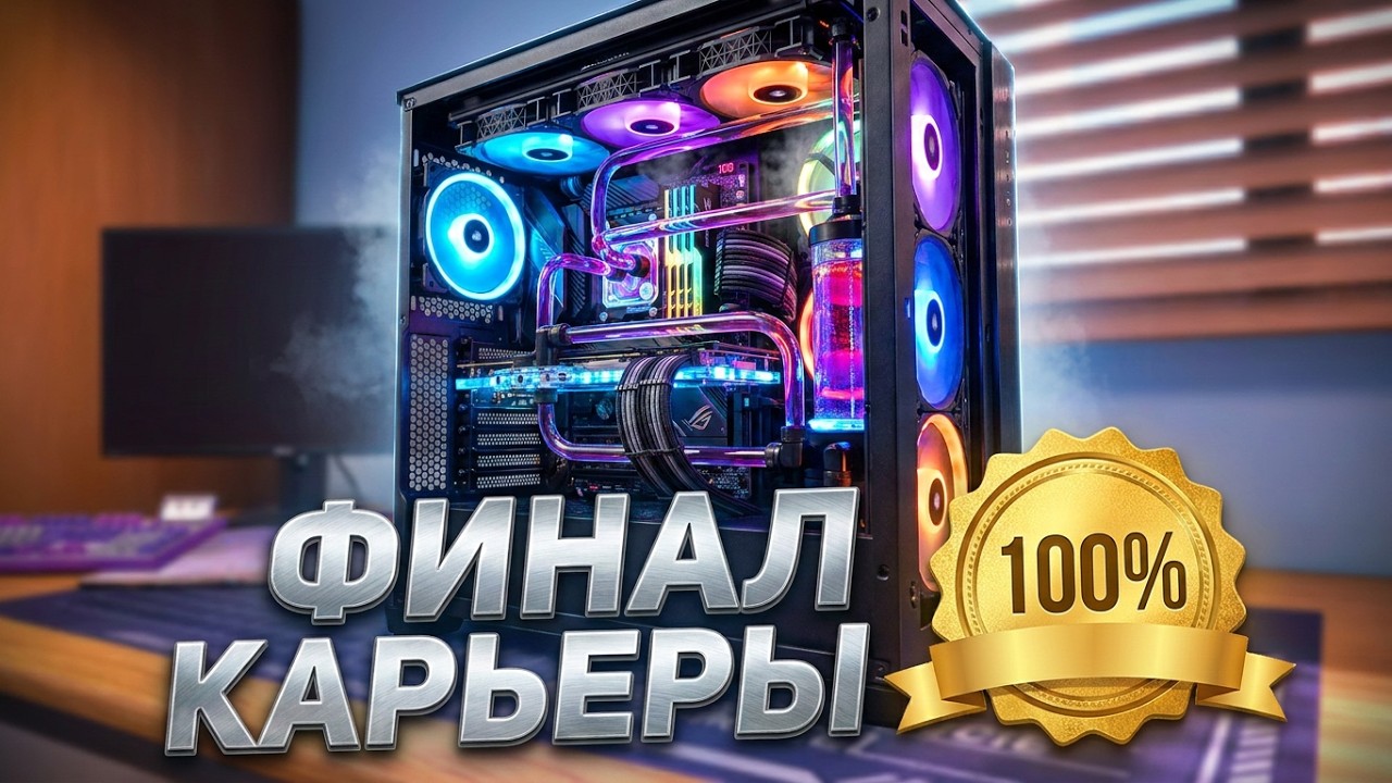 Финал карьеры! 100% Мастерской нашы | PC Building Simulator #91 #pcbuilding #pcbuildinggame