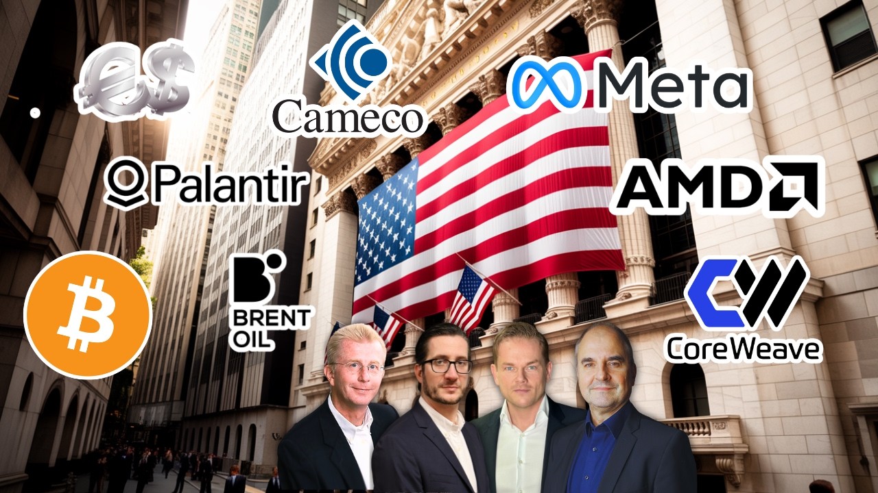 US-Markt vor Mega-Rallye? AMD, Merck, Coreweave, Meta, &Ouml;l, Wacker, Palantir, EURUSD, Bitcoin, Cameco