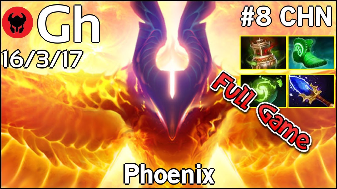 Gh [Liquid] plays Phoenix!!! Dota 2 Full Game 7.22