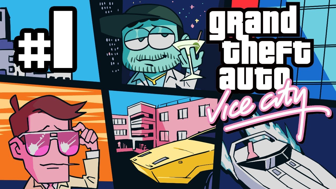 SuperMega Plays GTA VICE CITY - EP 1: Crime Time