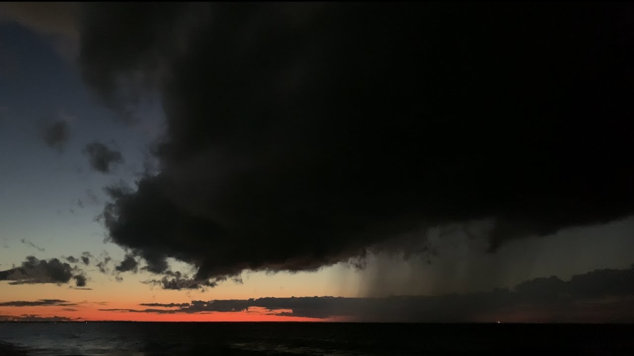 Lake-Effect Supercell, Rotating Mesocyclone with Funnel Cloud over Lake Huron | Augest 26, 2025.