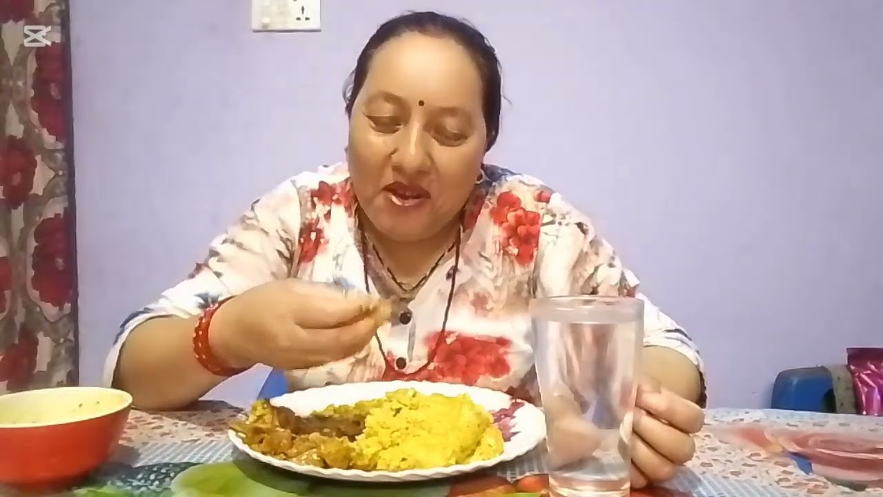कुखुराको मासु र ढिडो ♥️♥️🙏🙏🙏