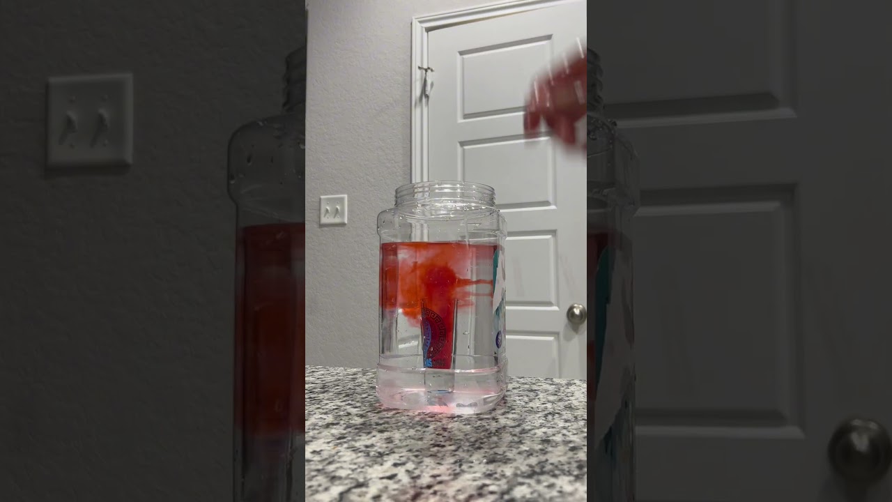 Water Volcano Experiment #toddleractivities #kidfriendly #scienceexperiments