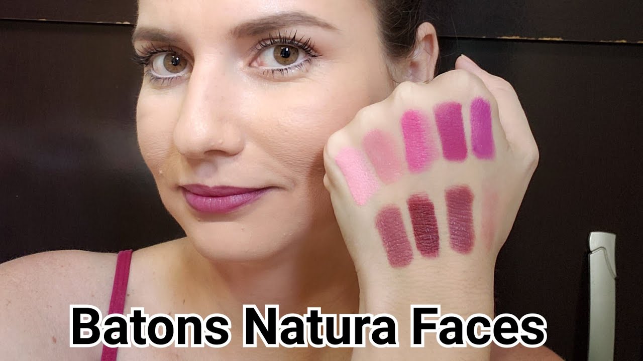 Meus Batons Natura Faces