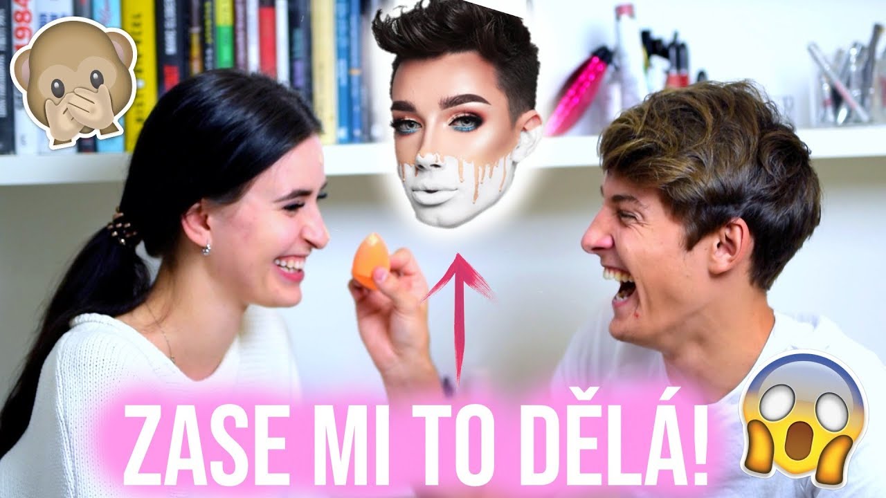 ZAS NĚKOHO KOPÍRUJEM?! || Hi Sisters!!! (trying out James Charles palette)