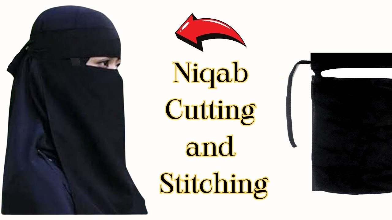 Sewing a Comfortable and Breathable Niqab with Hidden Elastic