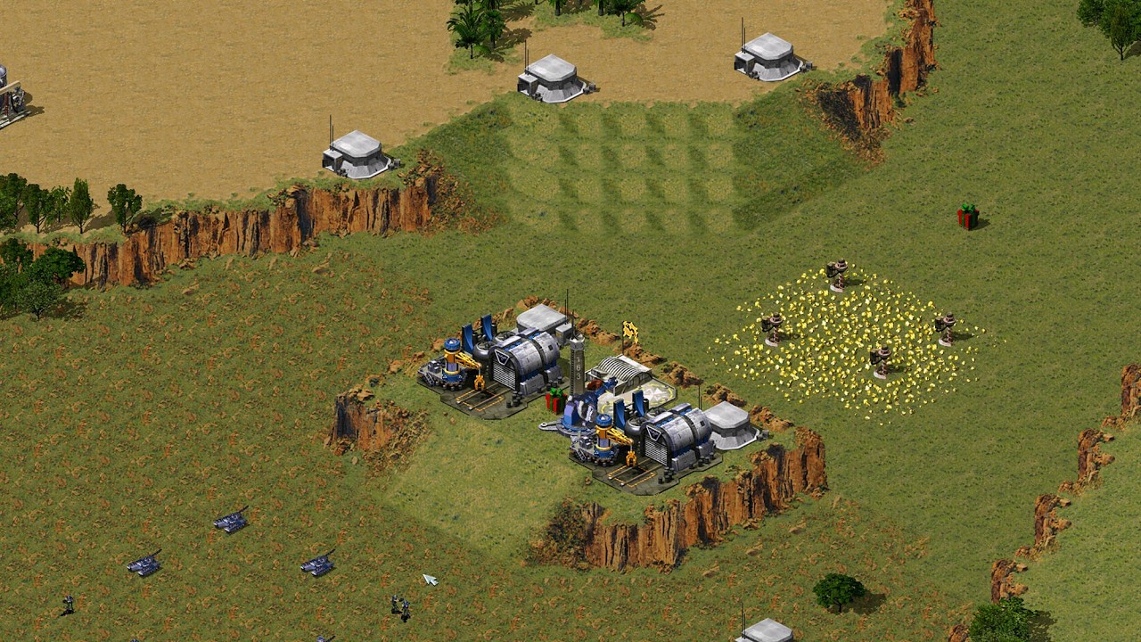 Red Alert 2 | Yuri's Revenge | 7 vs 1- norman nittle map - Extreme AI random